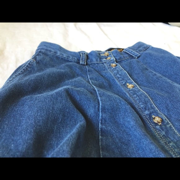 Vintage Eddie Bauer denim skirt - Picture 2 of 4
